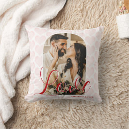 Liebe Thema Minimalistisch Valentinstag Foto Kissen