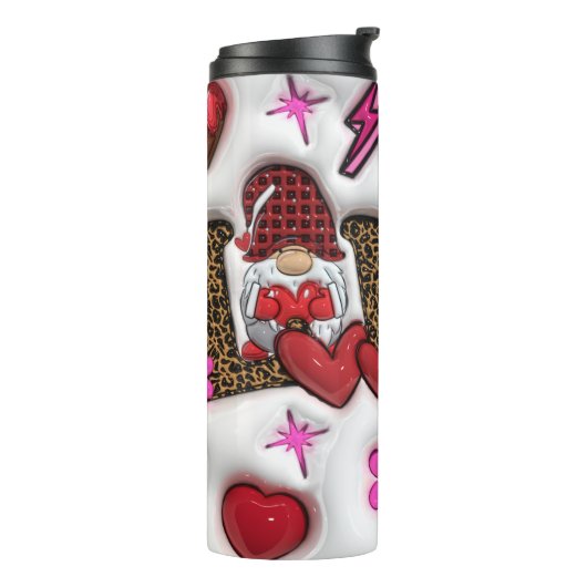 "Liebe"-Themed Valentine Thermal Tumbler Thermosbecher (Nach links gedreht)
