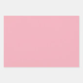 Liebe-Themed Valentine's Day Pink Heart Designs Geschenkpapier Set (Vorderseite 3)