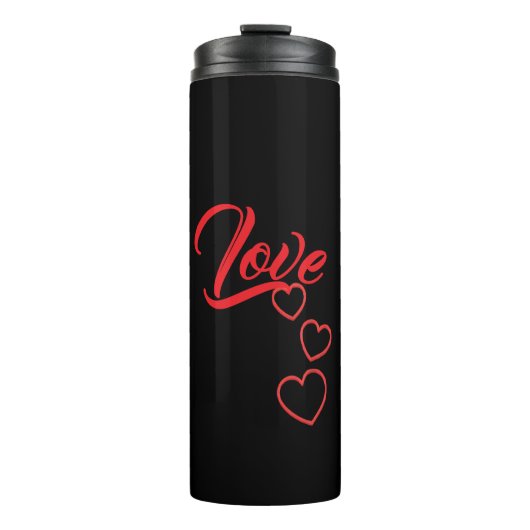 Liebe Thermalbecher Thermosbecher (Vorderseite)