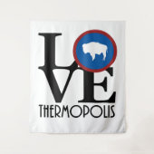 LIEBE Thermolpolis Wandteppich (Vorderseite)