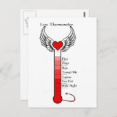 Liebe Thermometer.jpg Postkarte (Vorne/Hinten)