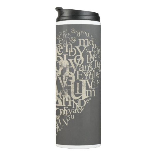 Liebe Thermosbecher (Nach rechts gedreht)
