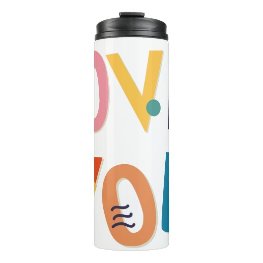 Liebe Thermosbecher (Vorderseite)