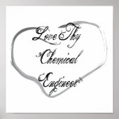 Liebe Thy Chemical Engineer Poster (Vorne)