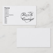 Liebe Thy Cosmetologist Visitenkarte (Vorne/Hinten)