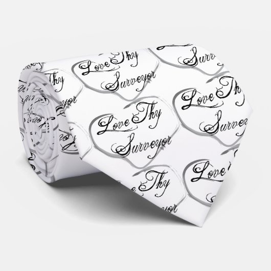 Liebe Thy Feldmesser Krawatte (Gerollt)