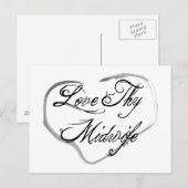 Liebe Thy Midfrau Postkarte (Vorne/Hinten)