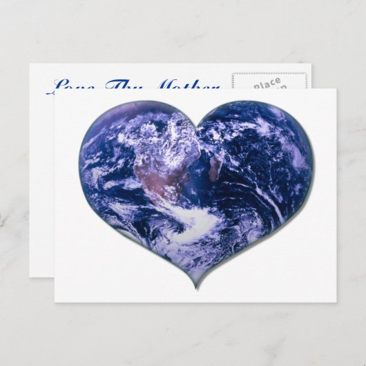 Liebe Thy Mother Postkarte (Vorne/Hinten)