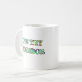 Liebe Thy Nachbar Kaffeetasse (Vorderseite Links)