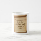 Liebe thy Nachbar Kaffeetasse (Mittel)