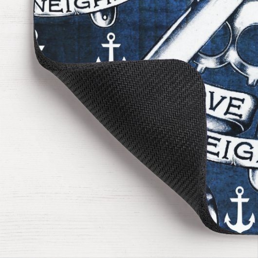 Liebe thy Nachbar-retro Tätowierungsmuster in der Mousepad (Ecke)