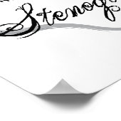 Liebe Thy Stenographer Poster (Ecke)