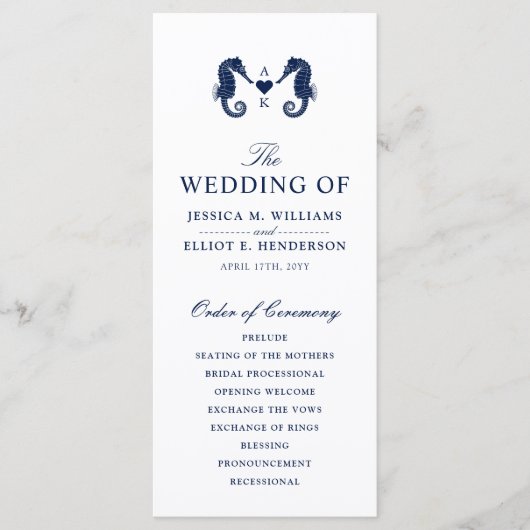 Liebe-Tide-Seepferd Programm (Vorderseite)