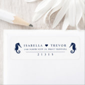 Liebe Tide Seepferds Thema Rücksendeadresse Herz (Insitu)