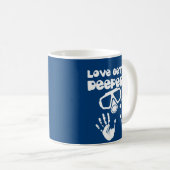Liebe Tiefsee (Tauchen) Kaffeetasse (VorderseiteRechts)