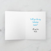 LIEBE TIGER VALENTINSTAG CARD DANKESKARTE (Innenseite)