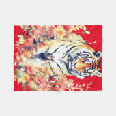 Liebe Tigers Fleecedecke (Vorderseite (Horizontal))