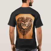 Liebe & Tinte: Herz Tattoo-T-Shirts für fette Soul T-Shirt (Rückseite)