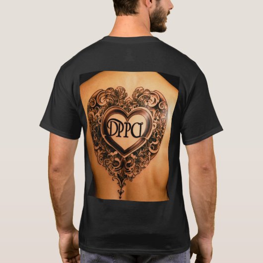 Liebe & Tinte: Herz Tattoo-T-Shirts für fette Soul T-Shirt (Rückseite)
