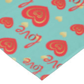 Liebe Tischdecke (Schrägansicht)