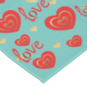 Liebe Tischdecke (Schrägansicht)