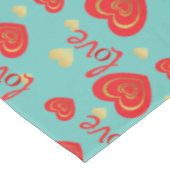 Liebe Tischdecke (Schrägansicht)