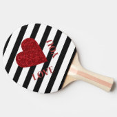 Liebe Tischtennis Schläger (Seitenansicht)