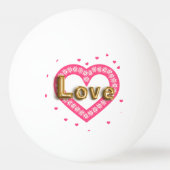 Liebe Tischtennisball (Vorderseite)