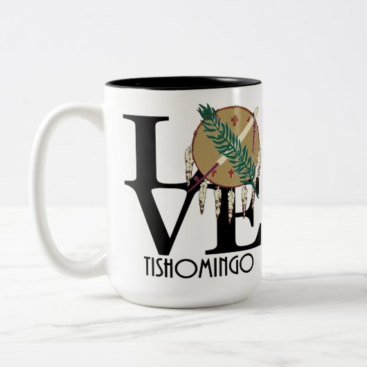 LIEBE Tishomingo 15oz Zweifarbige Tasse (Links)