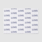 LIEBE Tissue Paper Seidenpapier (Vorderseite)