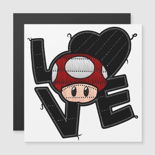 Liebe Toad - Red Magnet (Vorne/Hinten)