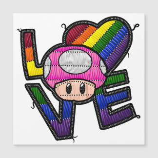 Liebe Toad - Regenbogenmagnet Magnetkarte