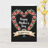 Liebe Tochter Muttertagskarte Karte (Gelbe Blume)