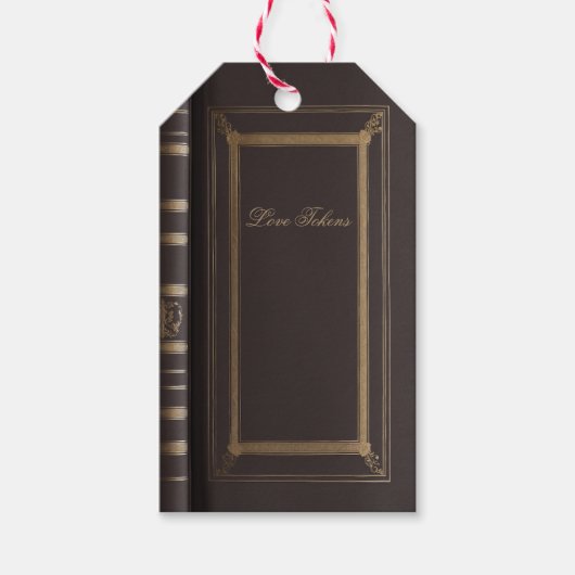 Liebe Tokenbuch Hochzeit Geschenkanhänger (Vorderseite)