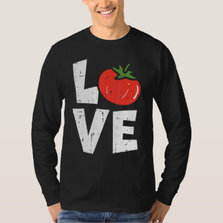 Liebe Tomatengärten Gemüsebaumgarten Männer T-Shirt