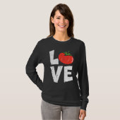 Liebe Tomatengärten Gemüsebaumgarten Männer T-Shirt (Vorne ganz)