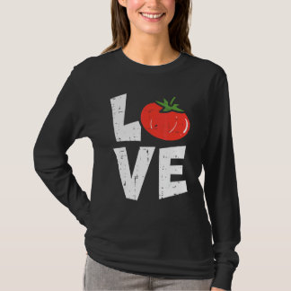 Liebe Tomatengärten Gemüsebaumgarten Männer T-Shirt