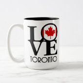LIEBE Toronto 15oz Zweifarbige Tasse (Links)