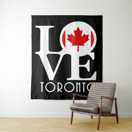 LIEBE Toronto, Kanada Wandteppich (Beispiel)