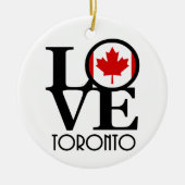 LIEBE Toronto Keramik Ornament (Vorne)