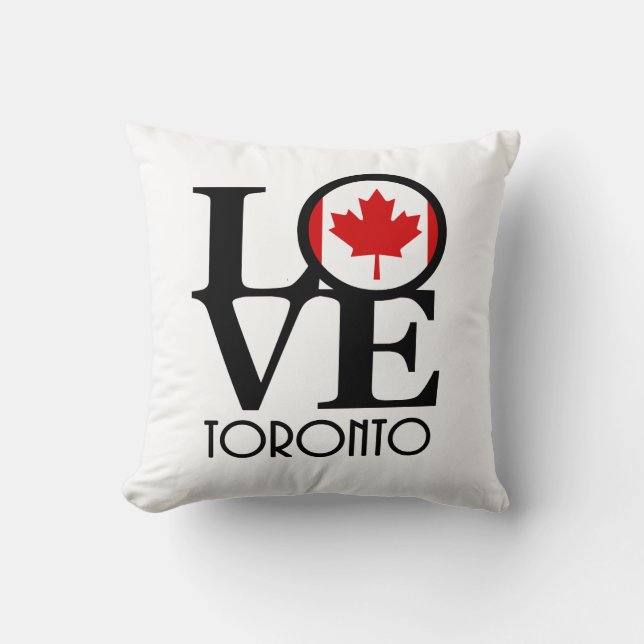 LIEBE Toronto Kissen (Vorderseite)