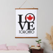 LIEBE Toronto Wandteppich Mit Holzrahmen (Schlafzimmer)