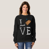 Liebe Toss Game Team Sweatshirt (Vorne ganz)