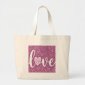 Liebe Tote Bag Jumbo Stoffbeutel (Vorne)