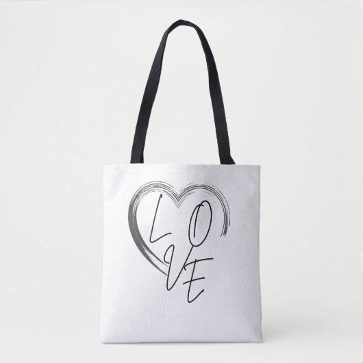 LIEBE Tote Bag Tasche (Vorderseite)