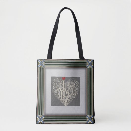Liebe Tote Bag Tasche (Vorderseite)