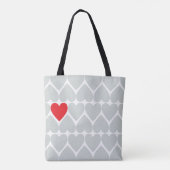 Liebe Tote Bag Tasche (Rückseite)