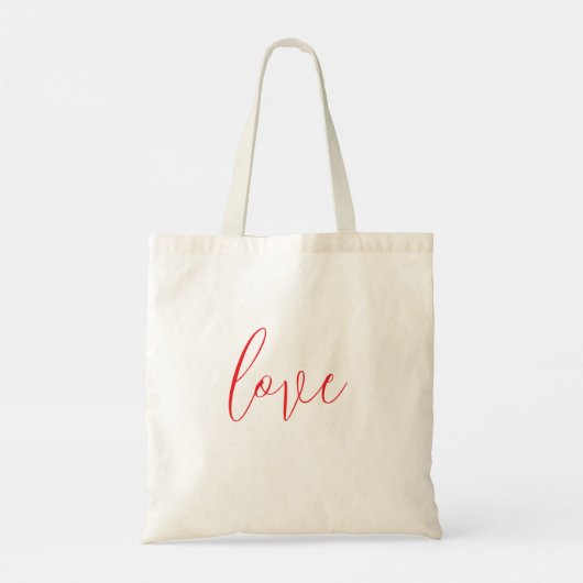 LIEBE TOTE BAG TRAGETASCHE (Rückseite)