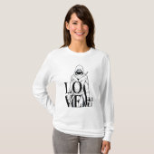 Liebe töten: Mysteriöse Assassin Art T-Shirt (Vorne ganz)